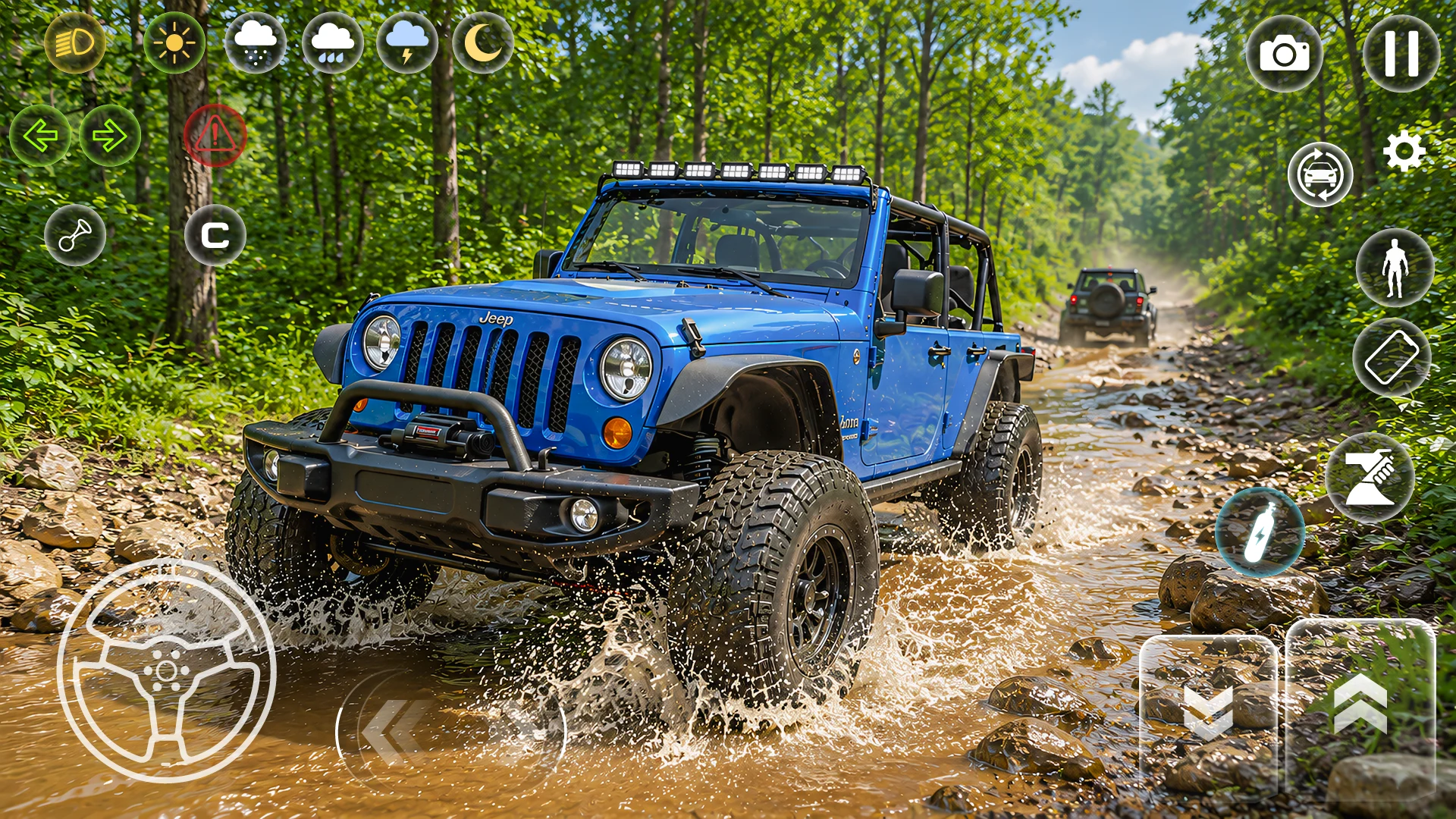 SUV Jeep Driving Simulator 3D screenshot