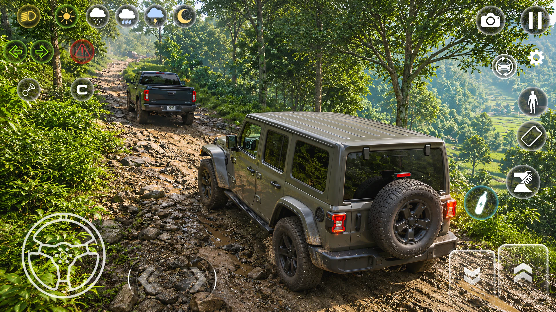 SUV Jeep Driving Simulator 3D screenshot