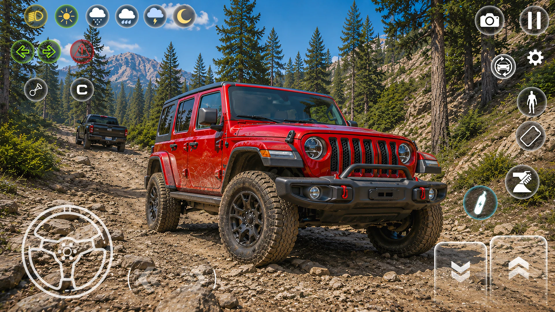 SUV Jeep Driving Simulator 3D screenshot