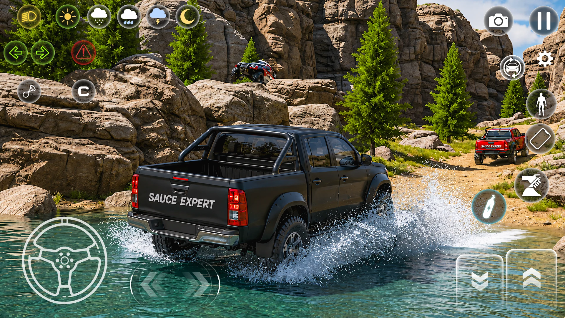 SUV Jeep Driving Simulator 3D screenshot