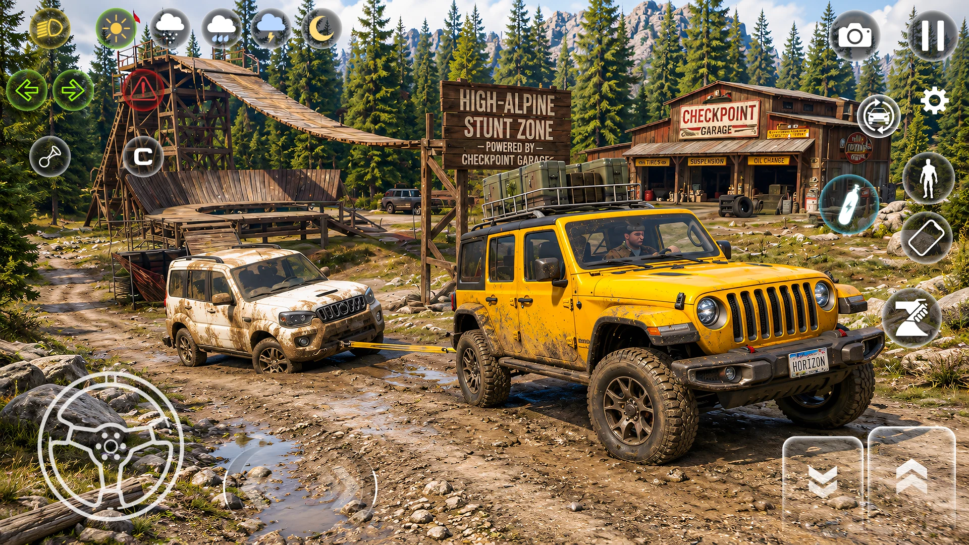SUV Jeep Driving Simulator 3D screenshot
