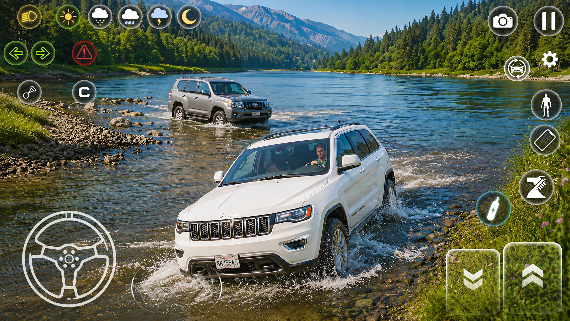 SUV Jeep Driving Simulator 3D screenshot